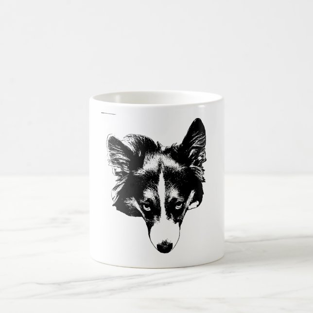crisp earline corgi coffee mug (Center)