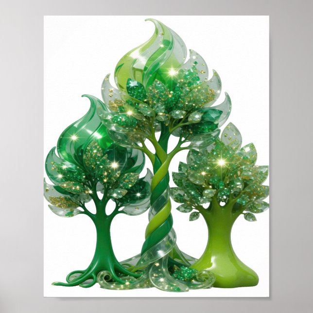 Crisp Green GREEN WISDOM Poster (Front)