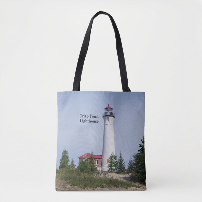 Crisp Point Lighthouse all around tote bag (Front)