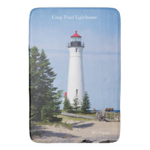 Crisp Point Lighthouse bathmat
