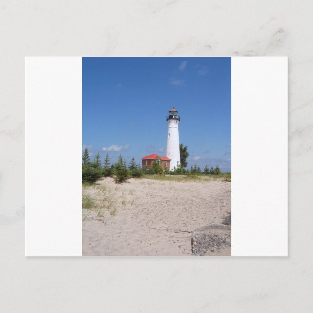 Crisp Point Lighthouse Postcard (Front)