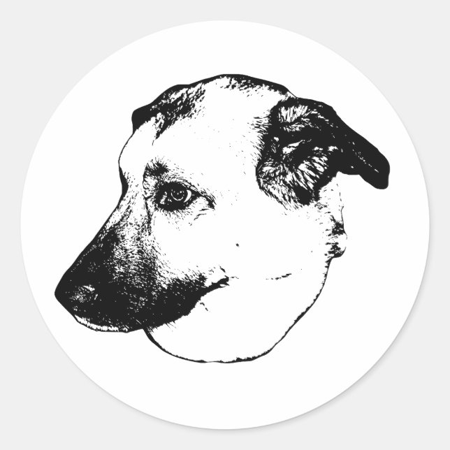 Crisp Profile, Expressive Sticker (Front)