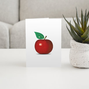 Crisp Red Apple Note Cards