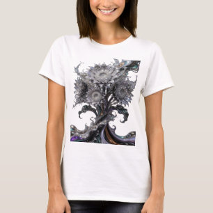 Crisp Silver ABSTRACT ART Design v2 T-Shirt