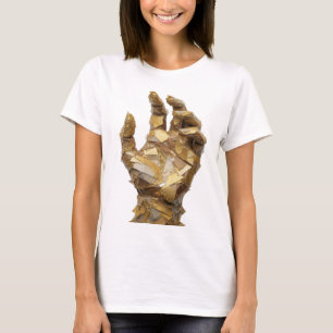 Crisp Silver ABSTRACT ART Modern Design T-Shirt