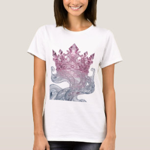 Crisp Silver PRINCESS CROWN Custom Design T-Shirt