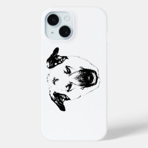 Crisp Vector Dog Head Phone Case
