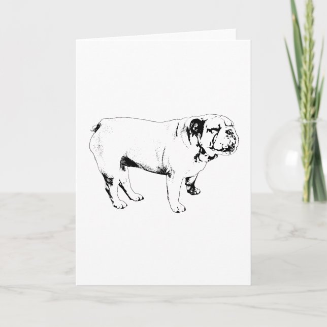 crisp wish, bulldog card (Front)