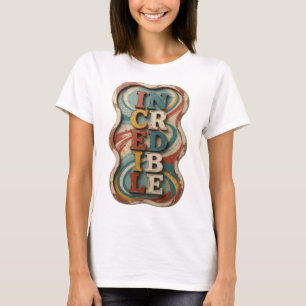 Crisp Yellow INCREDIBLE Bold Design T-Shirt