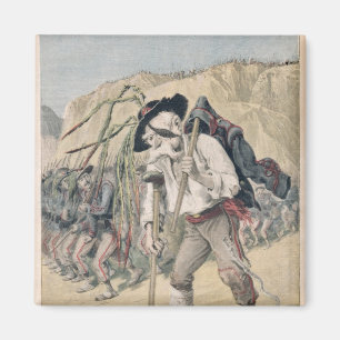 Crispi's Defeat caricature Magnet