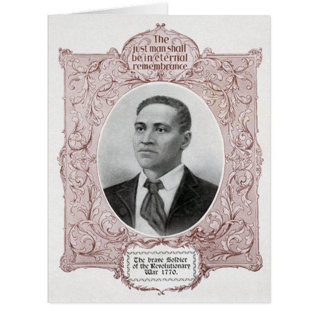 Crispus Attucks: Martyr of American Revolution (Front)