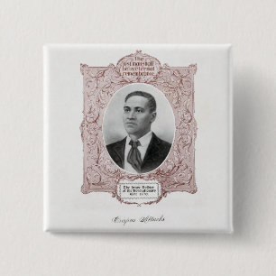 Crispus Attucks: Martyr of American Revolution 15 Cm Square Badge