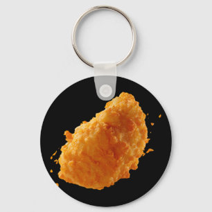 Crispy Chicken Nugget Funny Food Nuggets Tenders L Key Ring