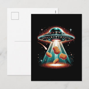 Crispy Chicken Nugget Holiday Postcard