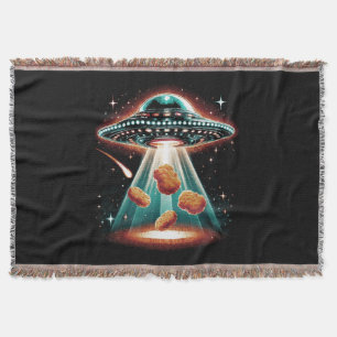 Crispy Chicken Nugget Throw Blanket