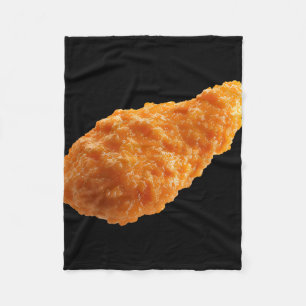 Crispy Chicken Tender Funny Food Nuggets Lover _1 Fleece Blanket