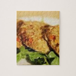 Crispy Crab Cakes Puzzle with Gift Box