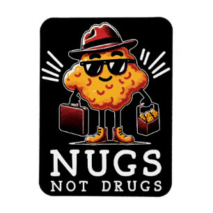 Crispy Nugs Not Drugs Magnet