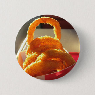 Crispy Onion Rings 6 Cm Round Badge