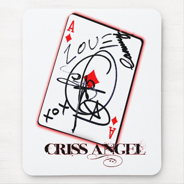 Criss Angel Card Mouse Pad (Front)