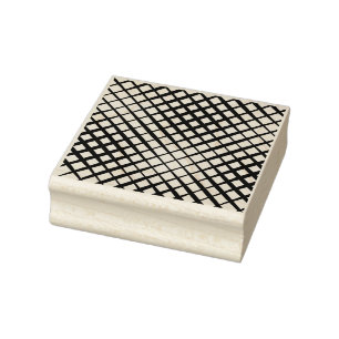 Criss-Cross Scrapbooking Wood Art Stamp