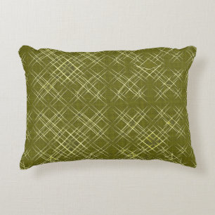 Crisscross Elegance Decorative Cushion