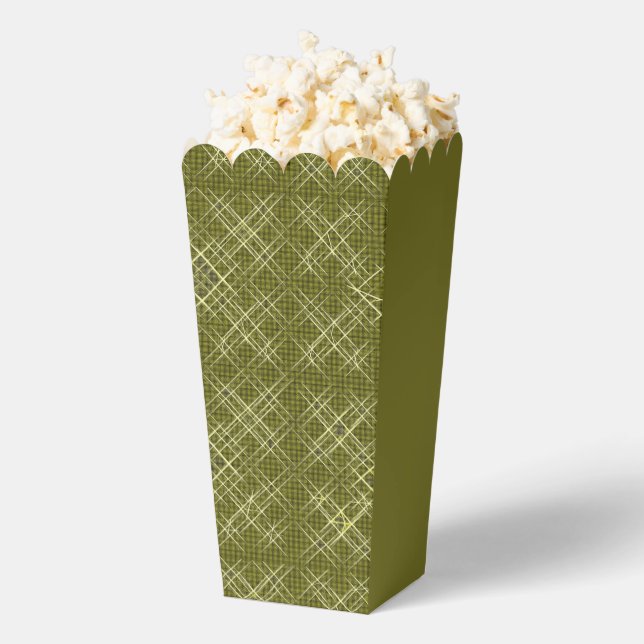 Crisscross Elegance Popcorn Box (Popped)