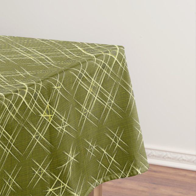 Crisscross Elegance Tablecloth (In Situ)