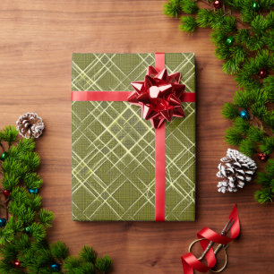 Crisscross Elegance Wrapping Paper