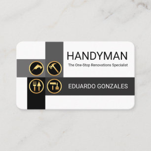 Crisscross Handyman Tool Layers Business Card