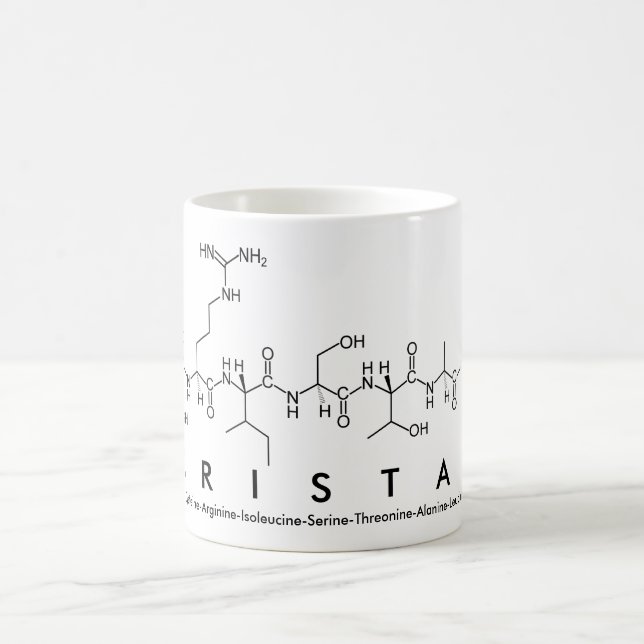 Cristal peptide name mug (Center)