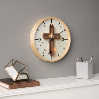 Cristian Light Cross Clock