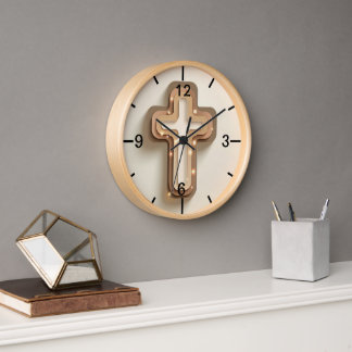 Cristian Light Cross  Clock