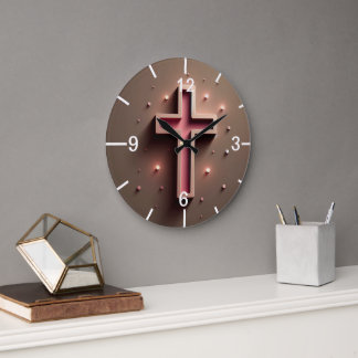 Cristian Light Cross Large Clock
