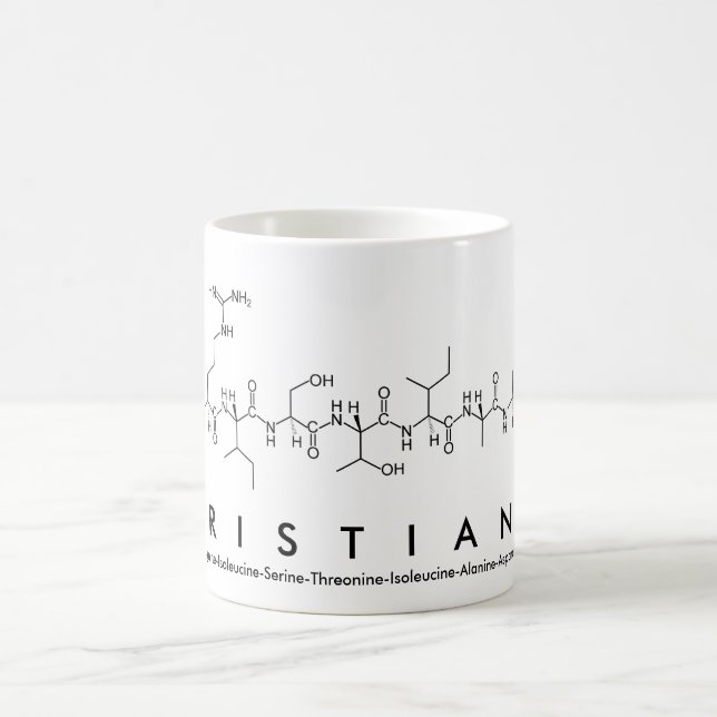 Cristiana peptide name mug (Center)