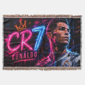 Cristiano Ronaldo (CR7) Throw Blanket