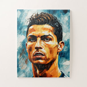 cristiano ronaldo paint puzzle