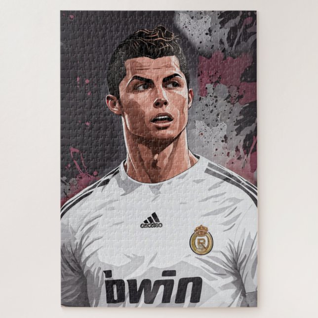 Cristiano Ronaldo Puzzle | Gamer Gift | Sports (Vertical)