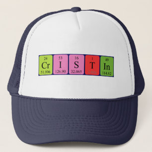 Cristin periodic table name hat