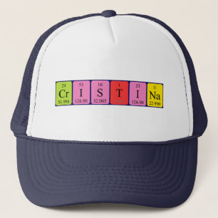 Cristina periodic table name hat