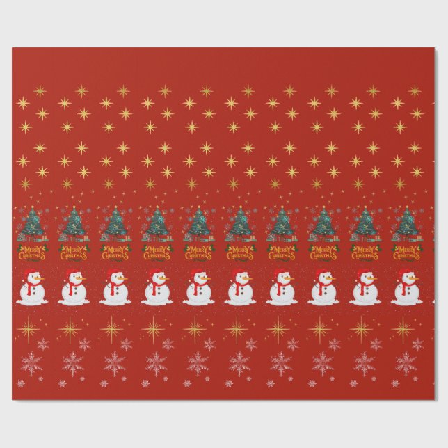 Cristmas Wrapping Paper (Flat)