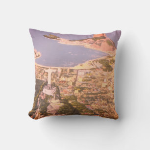 Cristo Redentor, Corcovado Mountain, Brazil (Rio) Cushion