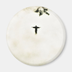 Cristo Redentor In the Clouds Magnet