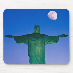 Cristo Redentor Statue Rio de Janeiro Brazil Mouse Pad