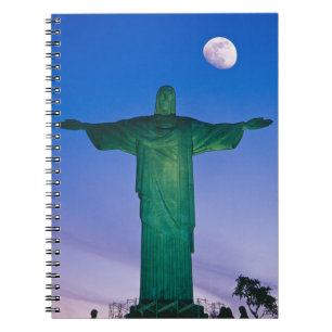 Cristo Redentor Statue Rio de Janeiro Brazil Notebook