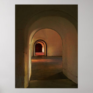 Cristobal Corridor Poster Print