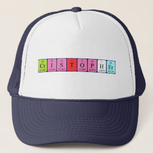 Cristopher periodic table name hat
