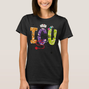 Critical Care Halloween Nursing Cute ICU Halloween T-Shirt