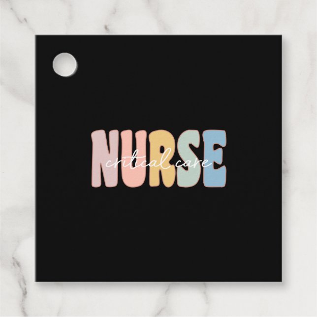 Critical Care Nurse    Favour Tags (Front)