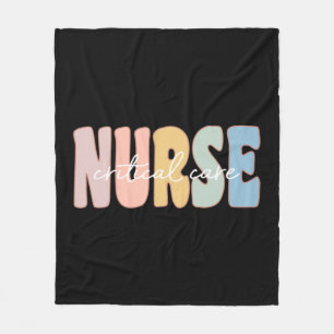 Critical Care Nurse Fleece Blanket